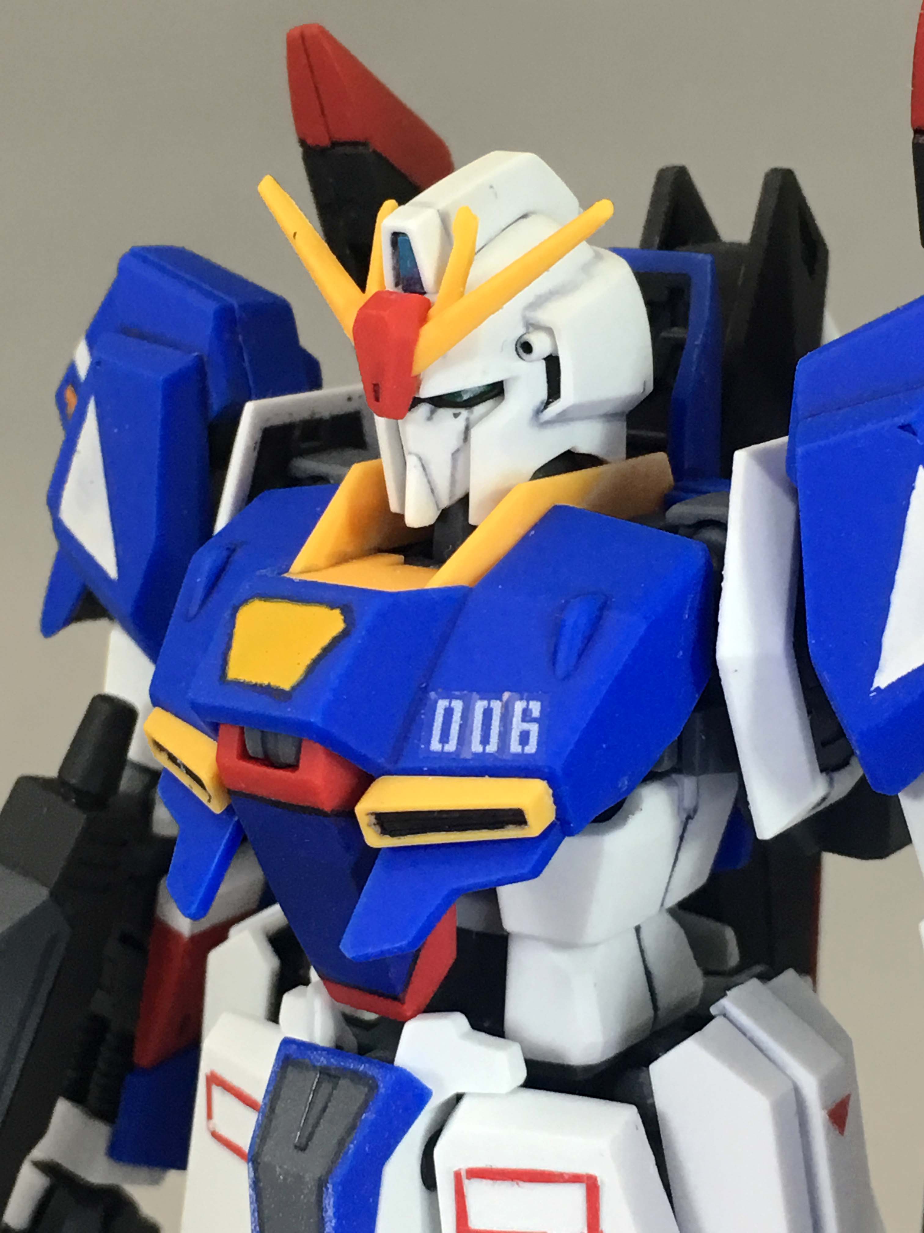 Twitter 上的 F A たちばな Hguc 1 144 Msz 006 ゼータガンダム ウェイブシューター 組んだ 1990年のhg Z ガンダム 時に設定された簡易変形仕様がバリエーションとしてhguc化 キットは背負い物と盾の違いのみなので敢えて当時の説明書の大河原画稿に寄せるw
