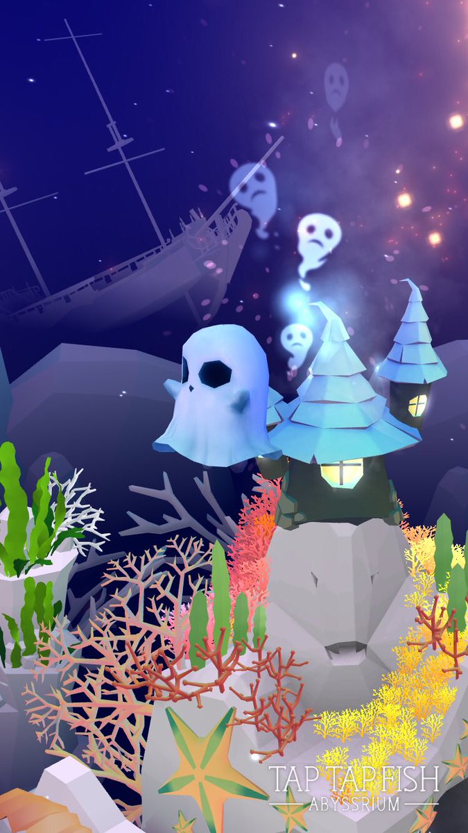 ayagene0201's tweet photo. 私のスプーキー・クラゲ:) 
#taptapfish
Download: https://t.co/9eHOqYLC1d https://t.co/drR5pEZv8A