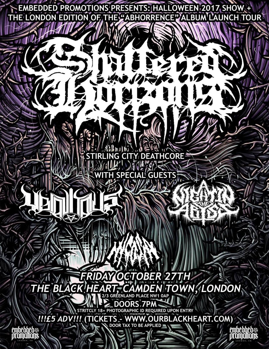 Tonight we are playing <a href="/Theblack_heart/">The Black Heart</a> with <a href="/SHorizons_band/">Shattered Horizons</a> and Ubiquitous. <a href="/OrmsbyGuitars/">Ormsby Guitars</a> @DAddarioUK <a href="/evianwater/">evian</a>