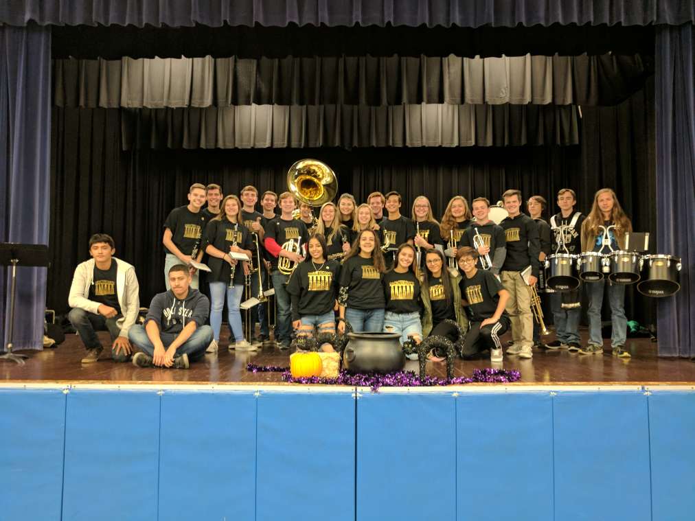 GNHSWellness's tweet photo. @Latinos_Stnd_Up and @gnhsband did an AMAZING job presenting to @AvonNovas on character for Red Ribbon Week today.  Thanks to all! https://t.co/qMrtyIZT9e