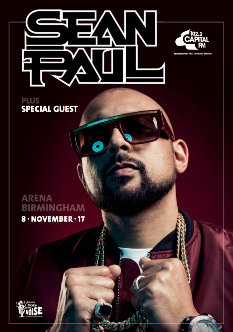 We've got exclusive discounts for you. Come to the reception for your discount code to see <a href="/duttypaul/">Sean Paul</a> on the 8th Nov :)