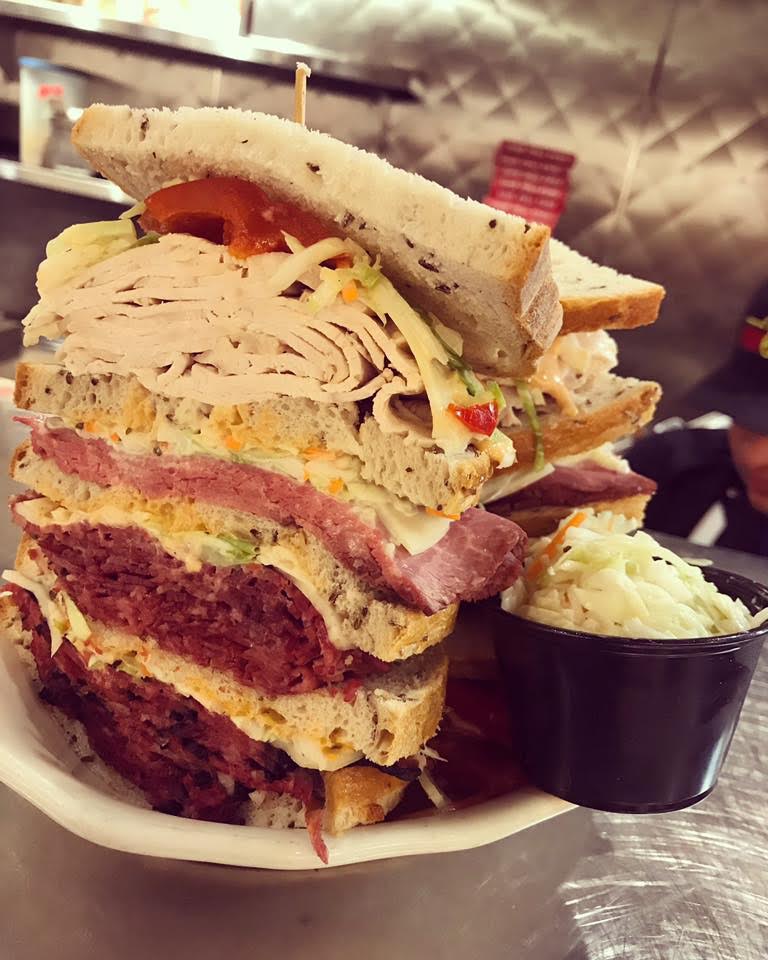 Astros fans can get a free Half Salad at Snappy Salads today, or head to Kenny &amp; Ziggy's for this Astros beast. houstonpress.com/restaurants/ho…