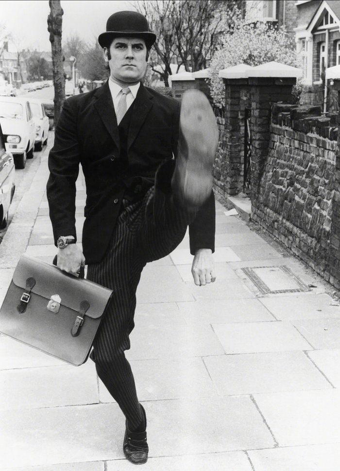 Retro_Co's tweet photo. Happy birthday to John Cleese. Photo from Monty Python's Flying Circus, 1970. https://t.co/zTFSVWRX4q