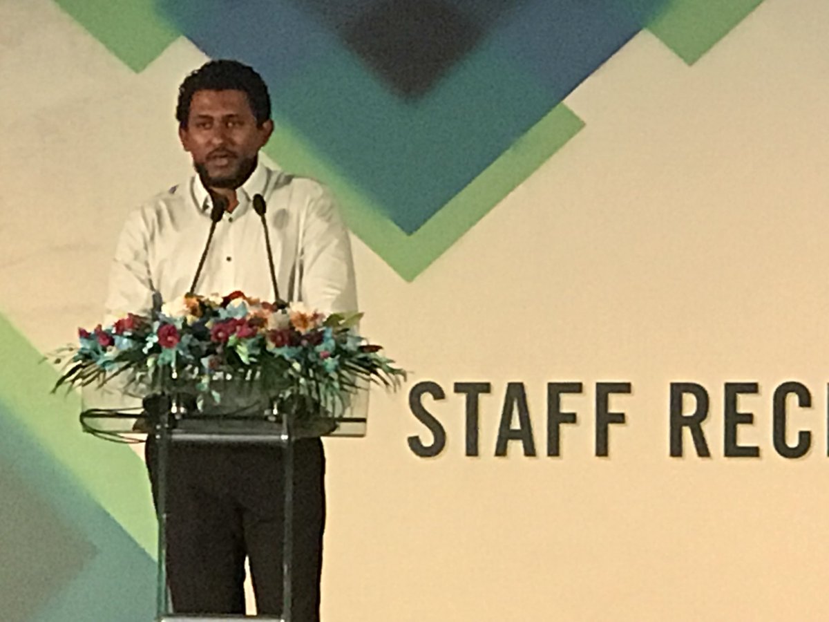 alu_aloo's tweet photo. Thilafushi Cooporation staff recreation inauguration. Thank you MD @AhmedNaasif 👏👏 https://t.co/OmVQ1xgT26