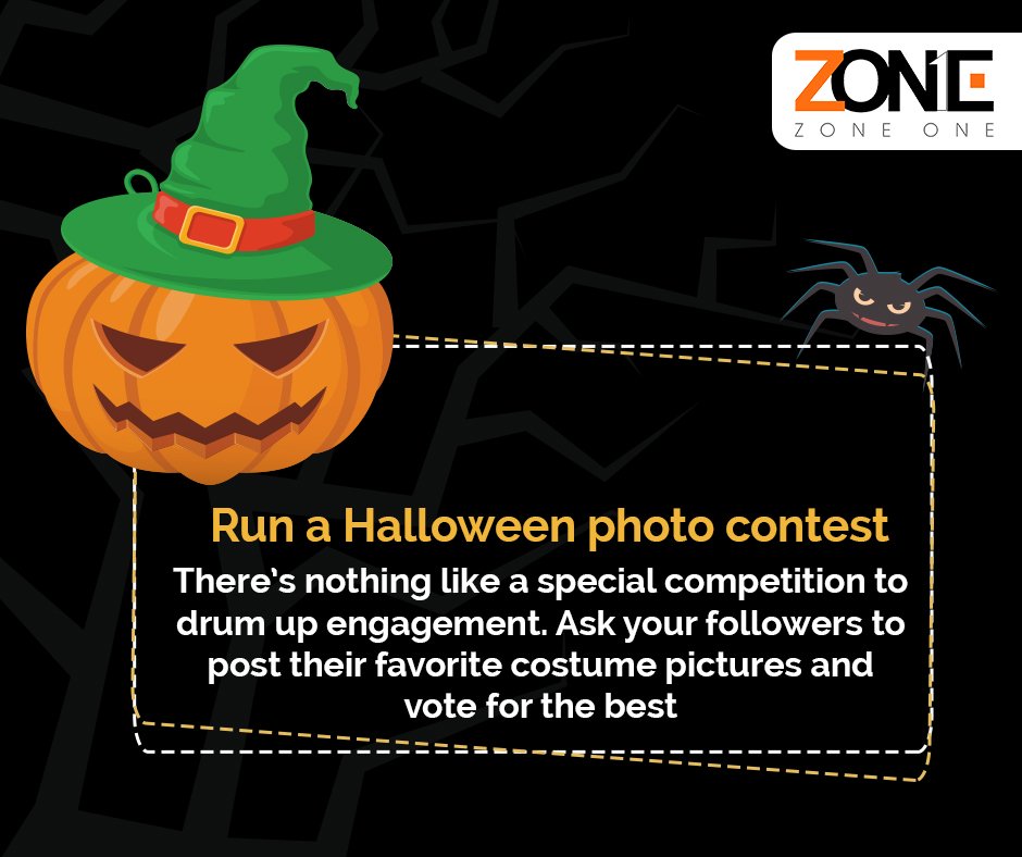 zoneonedigital's tweet photo. These last-minute #Halloween marketing tricks will give a treat to your clients #digitalmarketing #marketingtips #socialmedia #GrowthHacking https://t.co/uy3CLYXiSz
