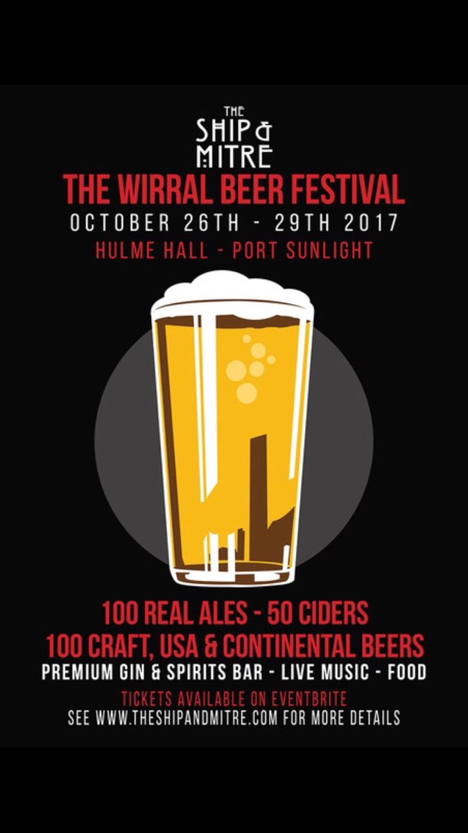 WallaseyCC's tweet photo. Don’t forget our Club day out for the @Theshipandmitre Beer Festival at @hulmehall tomorrow. 📯🍺 https://t.co/tQ4jC3C2tr