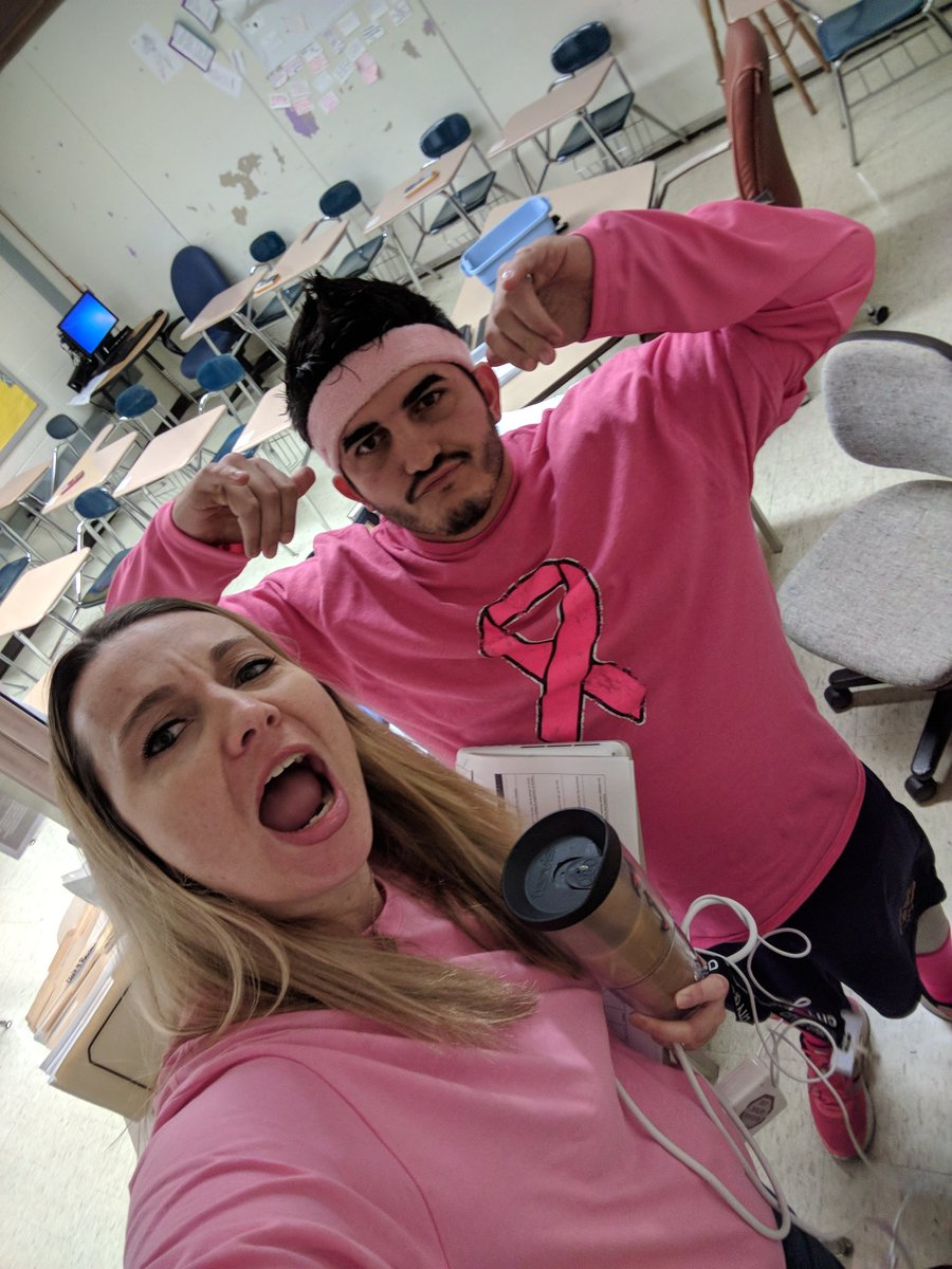 DaniDCohen's tweet photo. Finding #PinkOut EVERYWHERE #WHSPinkOut #awareness #creatingthelegacy #vikingcountry @mikefrinaldi https://t.co/w2Dyb2LcRy
