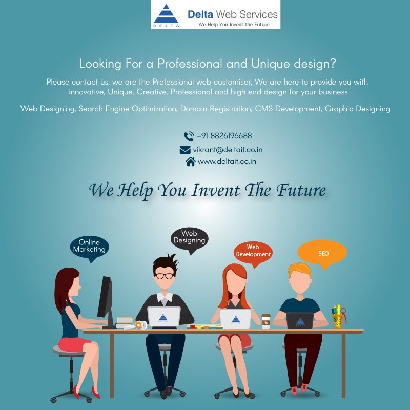 deltawebservice's tweet photo. Looking for best Website Designing company at affordable cost? call at 8826196688 #WesiteDesigning #DeltaWebServices https://t.co/fMaT5VfAAA https://t.co/VWhpNKLptN