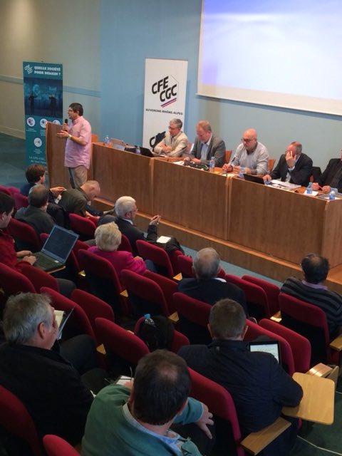 CFECGC's tweet photo. Echange avec les militants en région Auvergne-Rhône-Alpes sur la formation pro, l’apprentissage, l’Assurance chômage et les ordonnances. https://t.co/rZpR6oPZIz