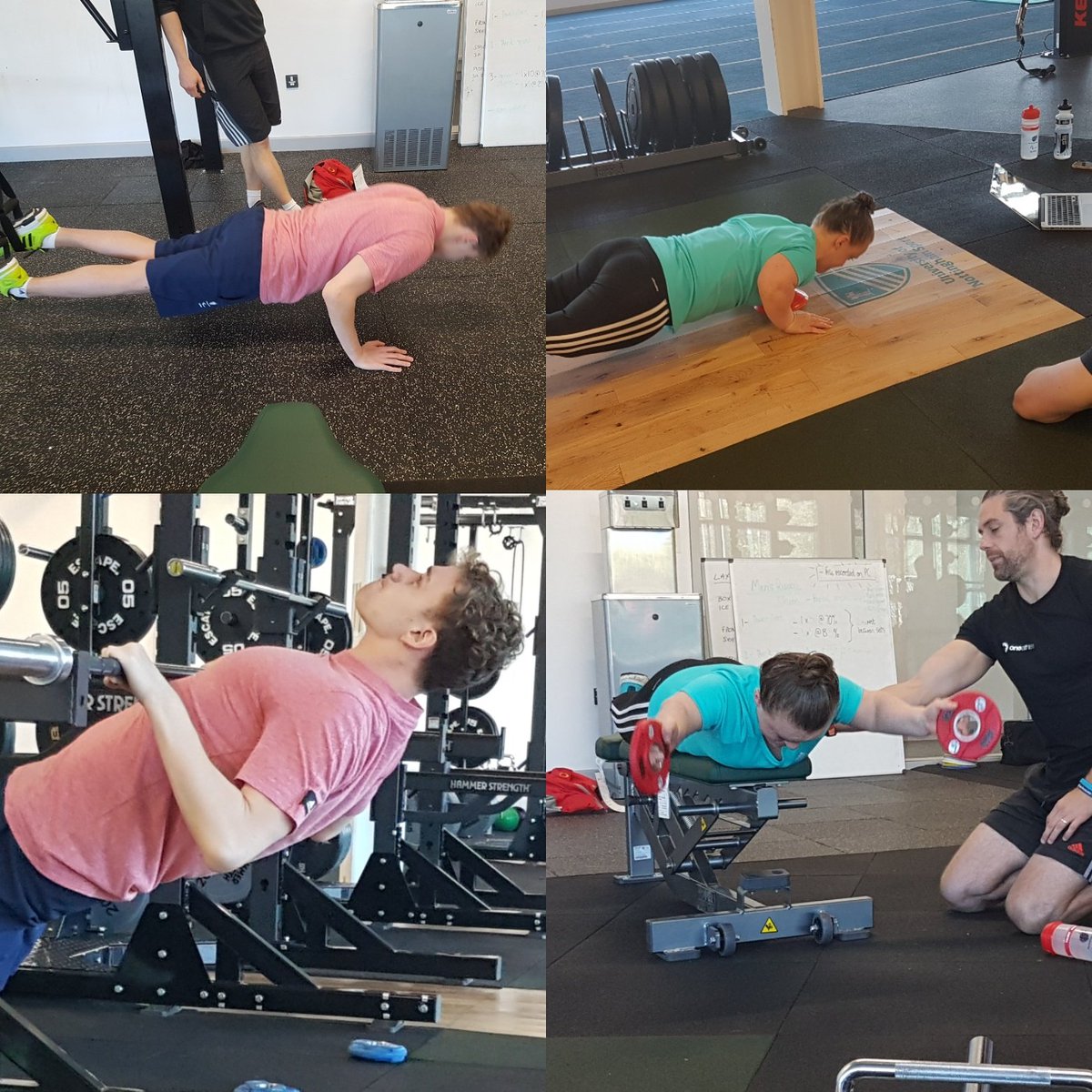 Messrs <a href="/olliehyndgb/">Ollie Hynd MBE</a> <a href="/EllieSimmonds1/">Ellie Simmonds</a> smashing the S&amp;C this morn. <a href="/NovaCenturionSC/">Nova Centurion</a> <a href="/one_athlete/">oneathlete</a> <a href="/UoNSport/">University of Nottingham Sport</a> <a href="/uonsport_dso/">Hannah Webber</a> #makingthebestbetter