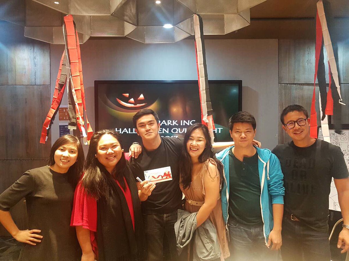 adsparkph's tweet photo. Congratulations Team Wrong DIErection for winning #AdSparkHalloween2017 Quiz Night! 💯👻 #LifeatAdSpark #AdSpark https://t.co/7YYEALwymk