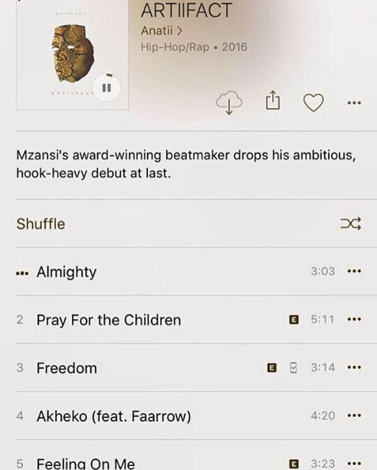 AFRIKANBXI's tweet photo. This Album Was Highly Slept On
Beautiful Piece Of Art
#ARTIIFACT - @ANATII https://t.co/5F3qh2TLLF