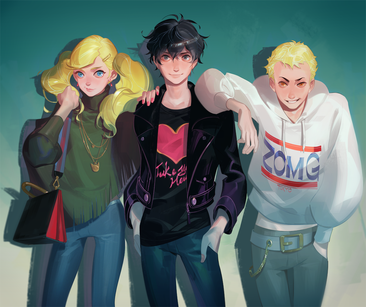LamentoCat's tweet photo. #Persona5 Trying some new brushes and style... https://t.co/fIClCWBFLj