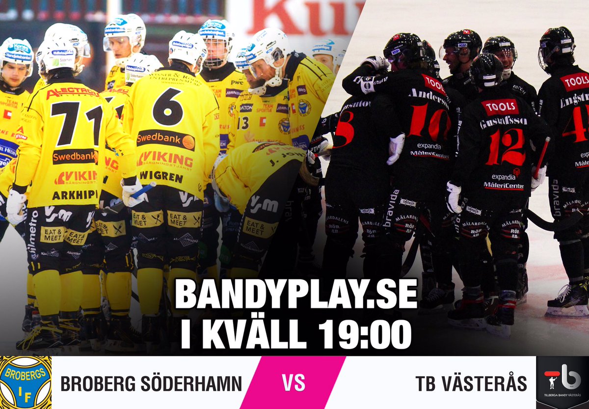 Elitseriepremiär för Broberg/Söderhamn i sin nya hall mot TB Västerås ikväll! #svbandy