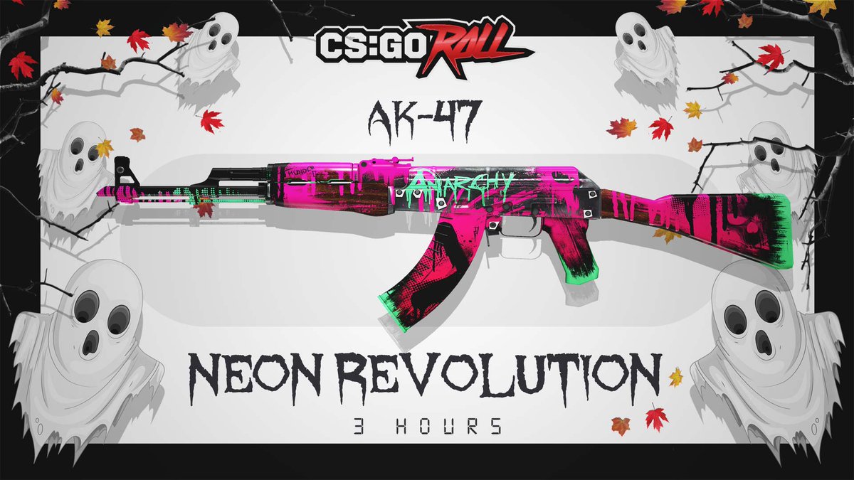 csgoroll on twitter ak 47 neon revolution mw giveaway