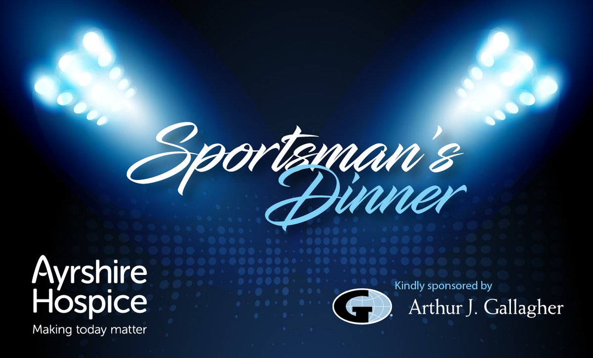 GallagherUK's tweet photo. Countdown has begun to tonight's @AyrshireHospice annual #fundraiser - the #SportsmansDinner Let's make it a record year! #RegionalNotRemote https://t.co/F18R7JF7gD
