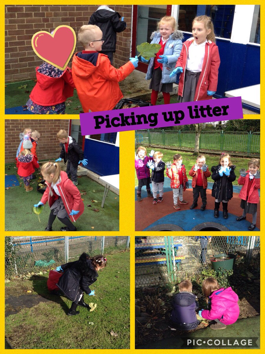caedrawprimary's tweet photo. Keeping busy cleaning up the school grounds! #ecoweek2017 #nurrec@caedraw https://t.co/KGSQi13kMO