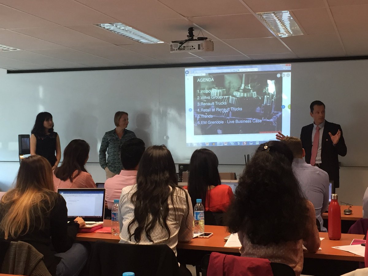 MarkThomas1966's tweet photo. Kick off: Live Case Studies. Master in International HRM @Grenoble_EM. Great selection of companies by @LauriaSabine. https://t.co/NMkWlkDHZQ