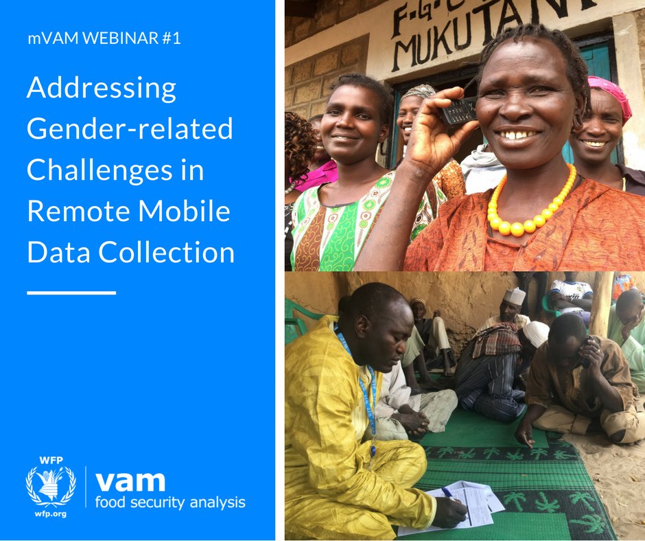 mobileVAM's tweet photo. Understanding women's experiences is critical to reach #SDG2: Watch experts discuss in our #data4food webinar https://t.co/SLzze9Fhkj https://t.co/YKz1YRnoIb