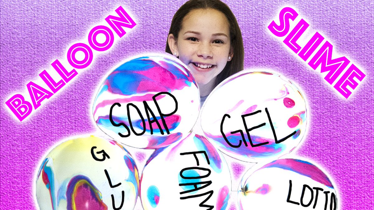 HaschakSisters's tweet photo. Hey guys! This week, Olivia makes slime with GIANT balloons! This one got SUPER messy! Check it out! Watch HERE: https://t.co/jyxACCInpY https://t.co/m9v5rhJM1z