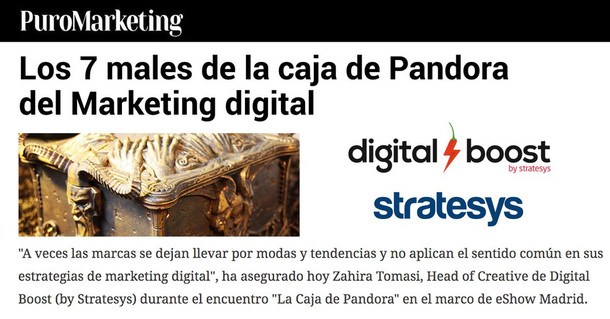 j_a_cascos's tweet photo. Ayer @digboost abrió la #CajadePandora del #MarketingDigital en el #eShowMAD2017 - Lo cuenta hoy @PuroMarketing https://t.co/zZFrz1wtHG https://t.co/9VgtwpUkzj