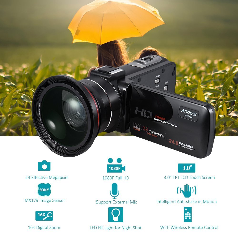 SavvyDealsBus's tweet photo. Amazon has the Andoer 1080P Night Vision Camcorder for $111.99 after coupon code "Andoer3B". Read more here: https://t.co/jzzrun6ZLm https://t.co/mJb466A1IE