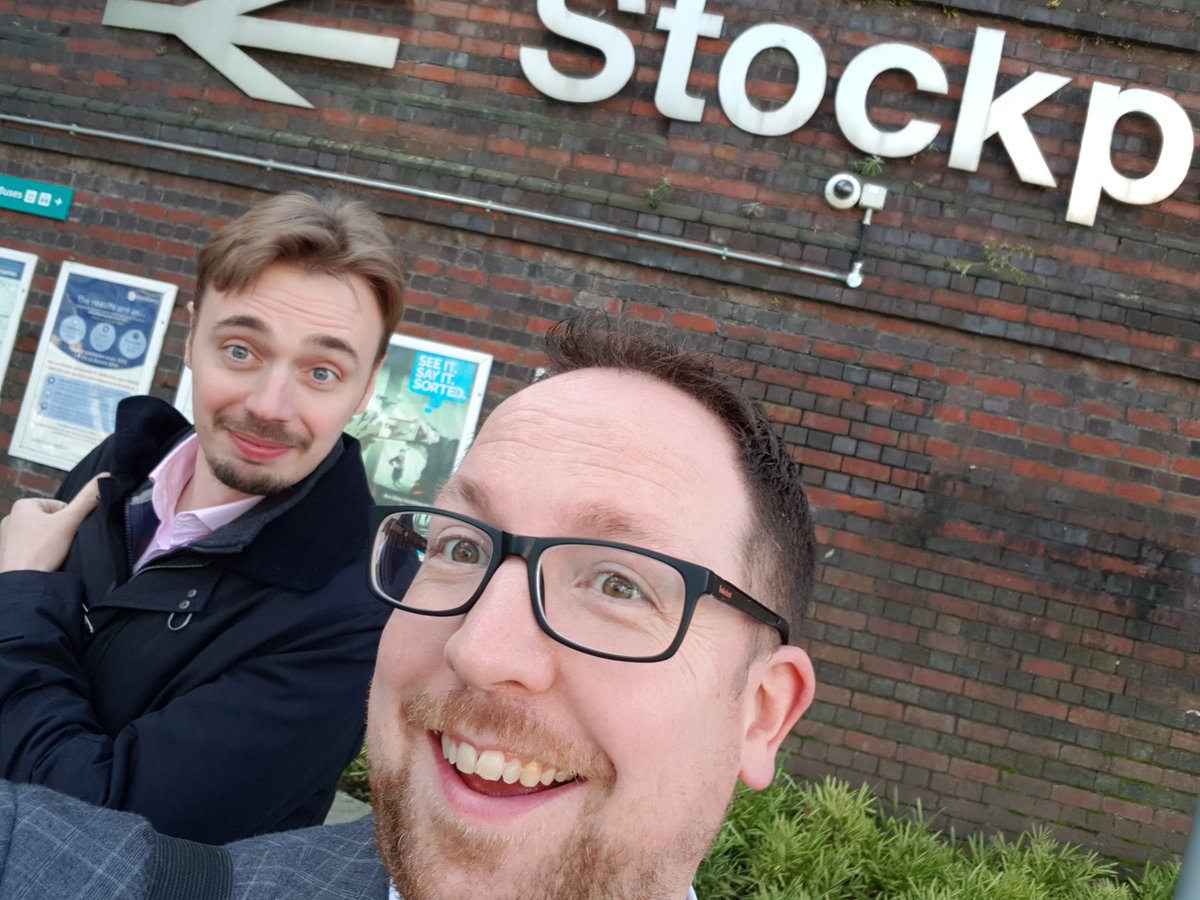 Alski1978's tweet photo. Jimmy and Alski's Stockport adventure! #showcasedemo https://t.co/N5rFcgHzBd