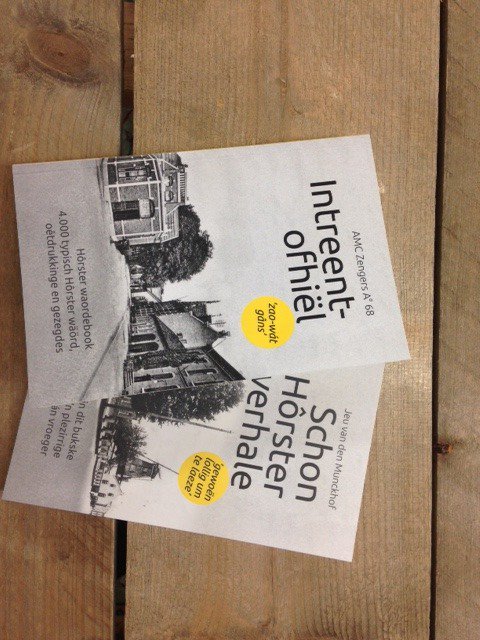 Camera's in de drukkerij! Ter promotie van een van onze projecten: het nieuwe Horster woordenboek! Lees meer via > goo.gl/miS5bM