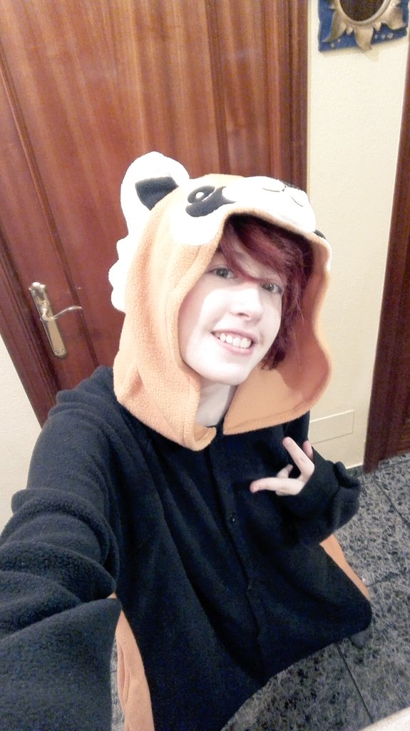 Gabirorojas's tweet photo. KIGURUMI TIME!!!
#japon #kigurumi #anime #mapache #kawaii #pandarojo #furry #anzous #cute https://t.co/FGZDcQaJZ9