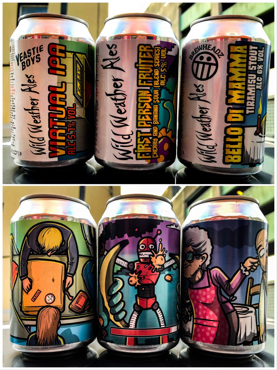 Abbot S Ale House Wildweatherales Radleysdrinks Long Weekend Special Wild Weather Ales In Collaboration With Yeastie Boys Virtual Ipa 5 7 Abv With Brewheadz Bello Di Mamma Tiramisu Stout 6 Abv And