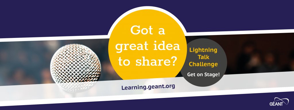 GEANTnews's tweet photo. Young IT geniuses gather! We have just announced a #LightningTalkChallenge and #PosterPursuit for #TNC18. Read more: https://t.co/ykS6gPK5GH https://t.co/PUoS8NyUEt