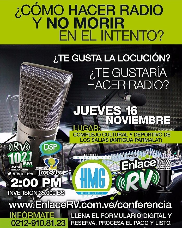 HMGca's tweet photo. @LacuadraU Saludos, le invitamos a participar con su comunidad en nuestra #Conferencia en #Radio en #SAA infórmate 04129975957 https://t.co/0IJzOeJDPy