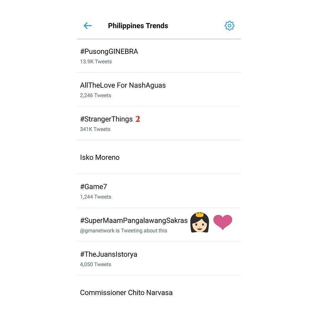 marianupdates's tweet photo. Trending!! #SuperMaamPangalawangSakras ❤️ Salamat po sa mga tumutok. Sa lunes ulit mga kapuso 👍#MarianRivera #Supe… https://t.co/H1dA5JHG9t https://t.co/iKRtJTDyJV