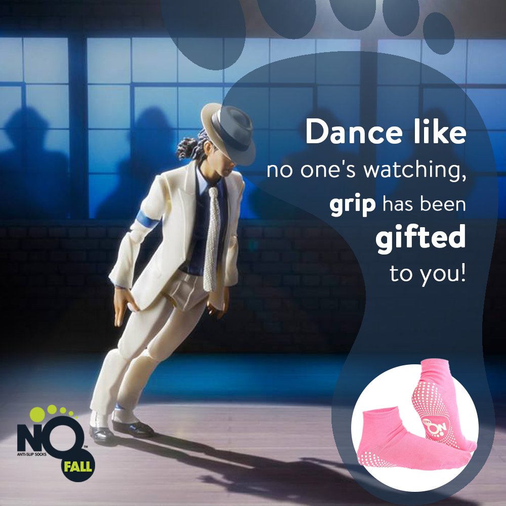 NoFallSocks's tweet photo. A good dancer needs best grip. Buy a pair here - https://t.co/WBrD2q228O
#antislip #antiskid #giftofgrip #grip #socks #socksforall https://t.co/KtUVizSIUa