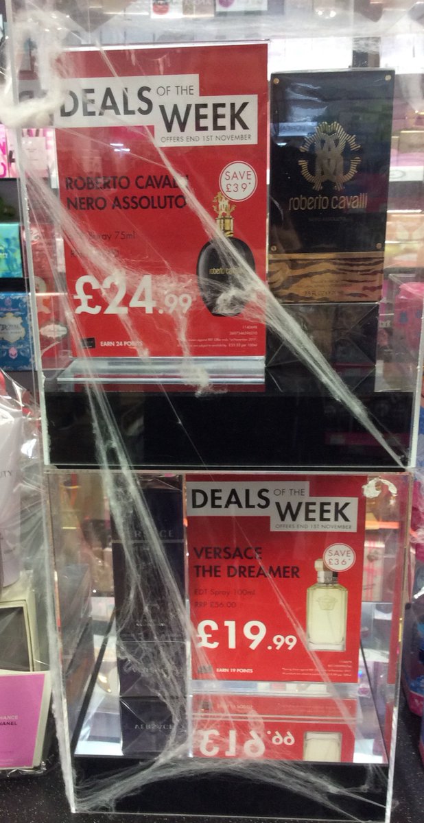 TPSBullringSD's tweet photo. Spooktacular deals in bullring superdrug @ThePerfumeShop save £5 when you spend £50 this weekend 
Free gift £50 +spends whilst stocks last https://t.co/N4OsgpuMVz