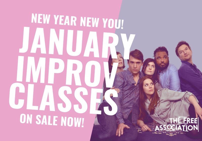 New Year. New You. Become funnier, smarter &amp; more attractive!💥#January2018 classes on sale now: thefreeassociation.co.uk/fatraining/