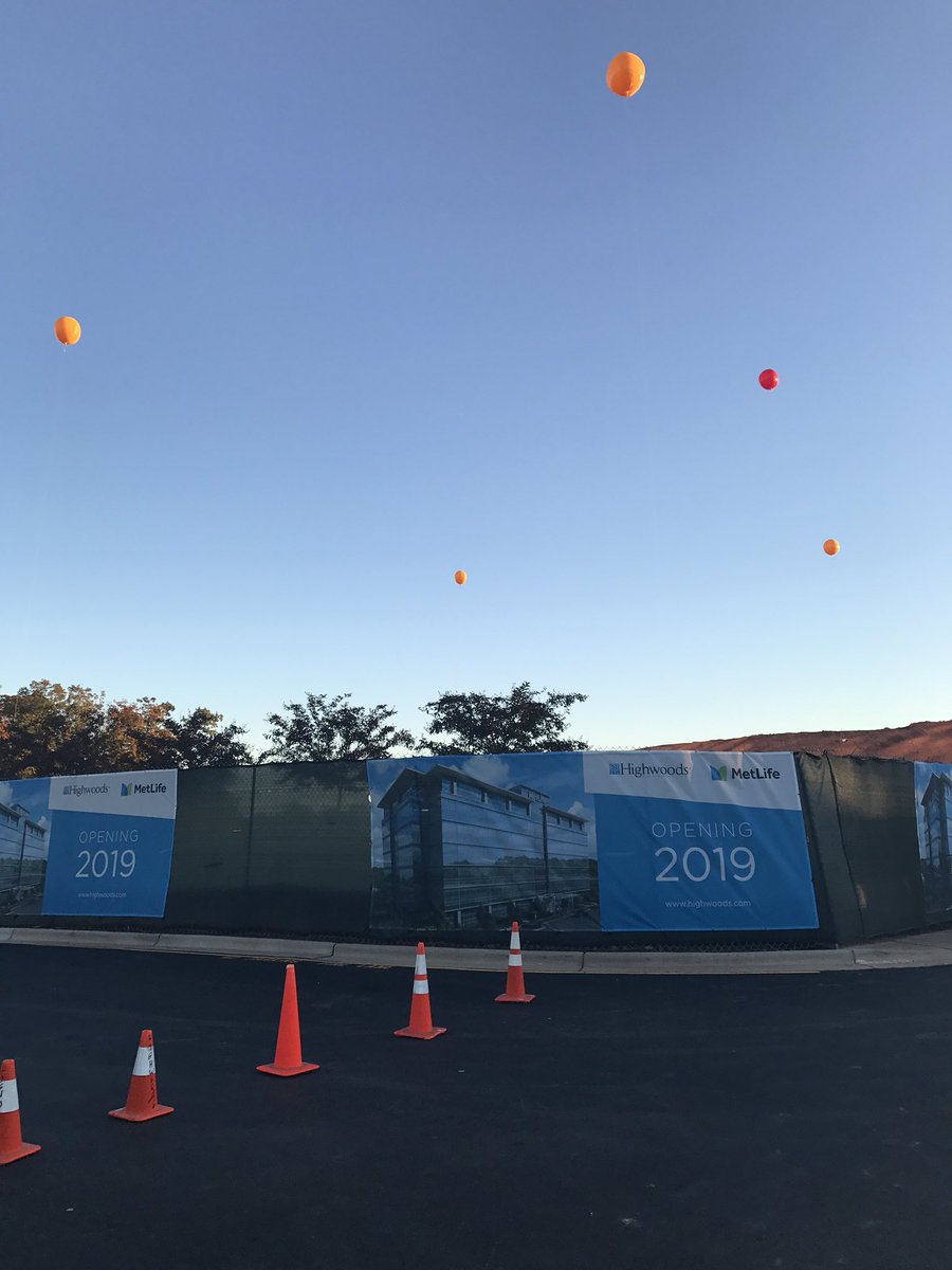 baeringgroup's tweet photo. Beautiful morning for groundbreaking ceremony at @MetLife Global Technology Campus! #metlifecary https://t.co/o3Uv7JUTKa
