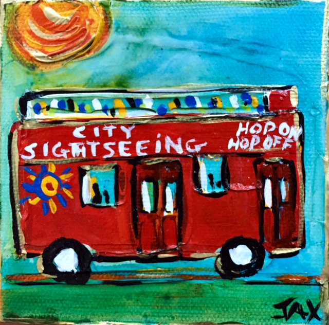 jaxfrey's tweet photo. New Orleans Hop On Hop Off Double Decker Bus Mini Painting! https://t.co/k7QVhtCJB7 https://t.co/mtAkfeqMFt