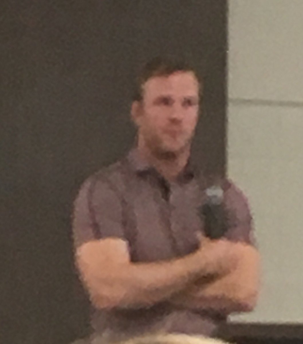 PartnerWard4's tweet photo. Enjoying Breakfast at the GBR with #CBOT listening to #BryanBickell sharing his story #Hockey #MS #BickellFoundation https://t.co/sakeBDUaDO