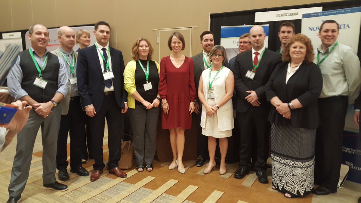 CanAmbGuyana's tweet photo. Flashback to when Canada's Climate Change Ambassador met w/ Canadian companies & TCs @ the Caribbean Renewable Energy Forum #CREF2017 #FBF https://t.co/mWDbSUrdvm