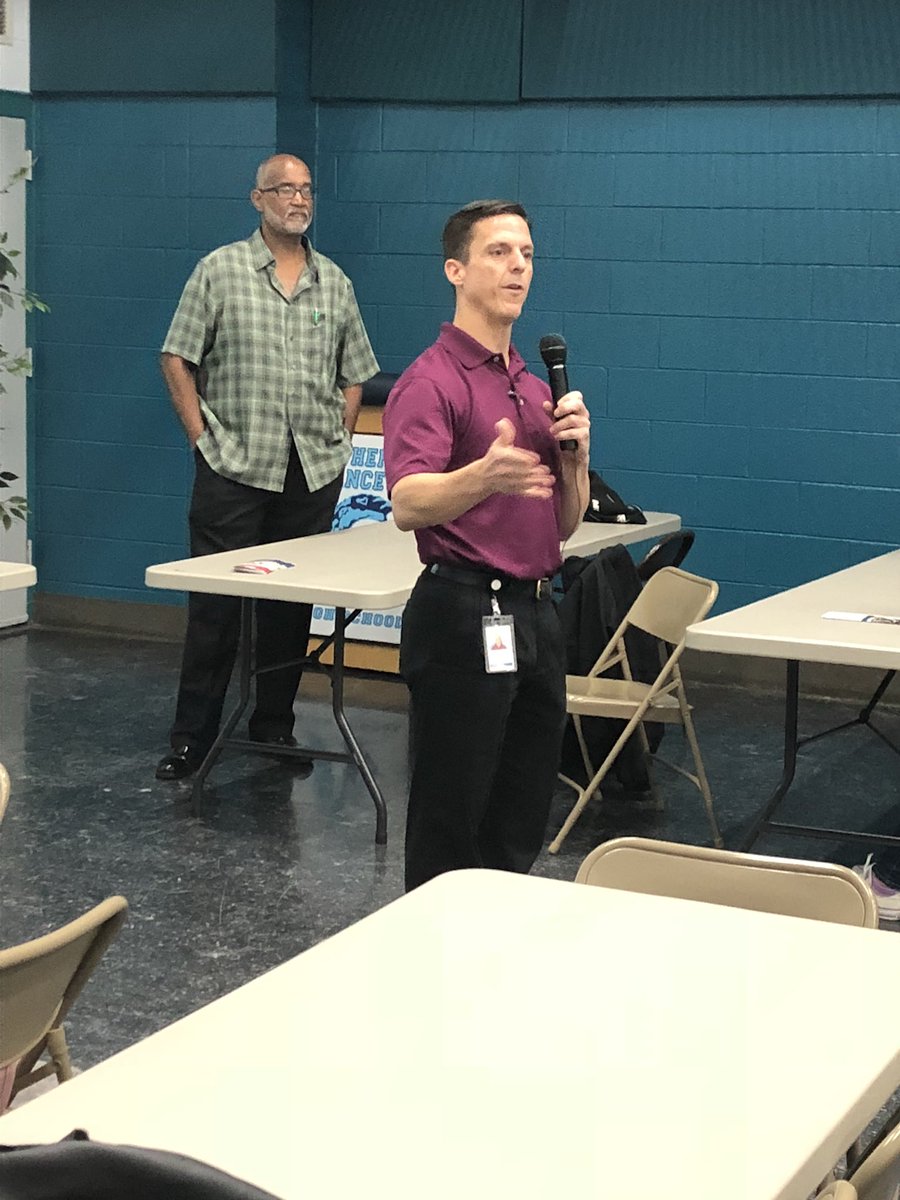 LaShawnHawley's tweet photo. Stephen Tsotsoros, Operations Mgr.-Dill Air Control speaks about #NCTAP apprenticeship program at @OfficialSVHS #VanceCoProud #goVCScte https://t.co/XWaWAnXOq1