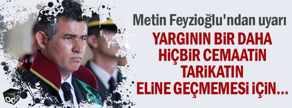 odatv's tweet photo. Metin Feyzioğlu'ndan uyarı: Yargının bir daha hiçbir cemaatin, tarikatın eline geçmemesi için… https://t.co/nphczeZ1ej https://t.co/wwvmMB5I01