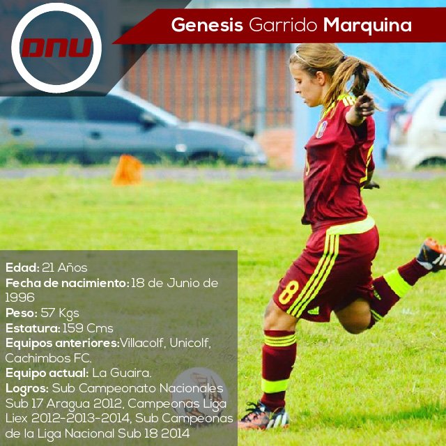 #TalentoDNU | Conoce con nosotros los logros deportivos de nuestro <a href="/GenesisGM/">Genesis Garrido</a> en la #DNUWeb 🏆 dnusports.com.ve/wp-content/upl…