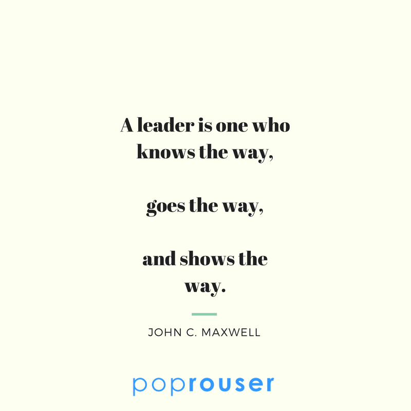 poprouser's tweet photo. Lead by action. #Poprouser #HR #PeopleOps #JohnCMaxwell https://t.co/VtyHTj6QmF