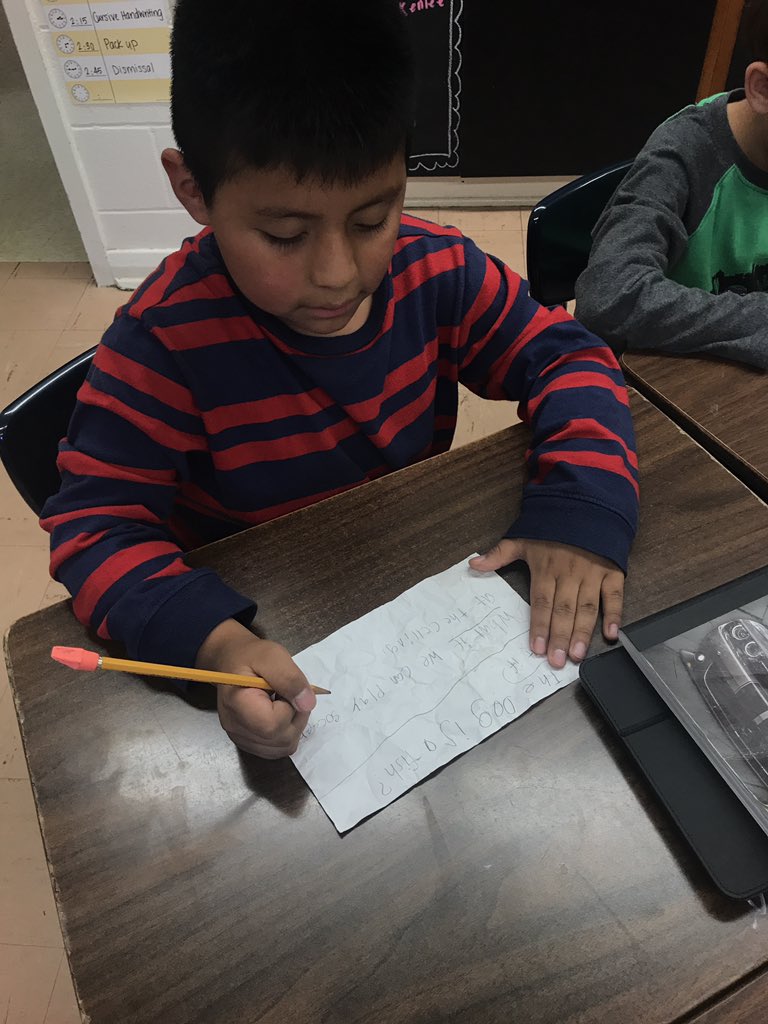 katiedeen3rd's tweet photo. Ss generated "What If?" questions and participated in a snowball fight strategy to share their ideas! #JNESRocks https://t.co/0dhWuEVBWc