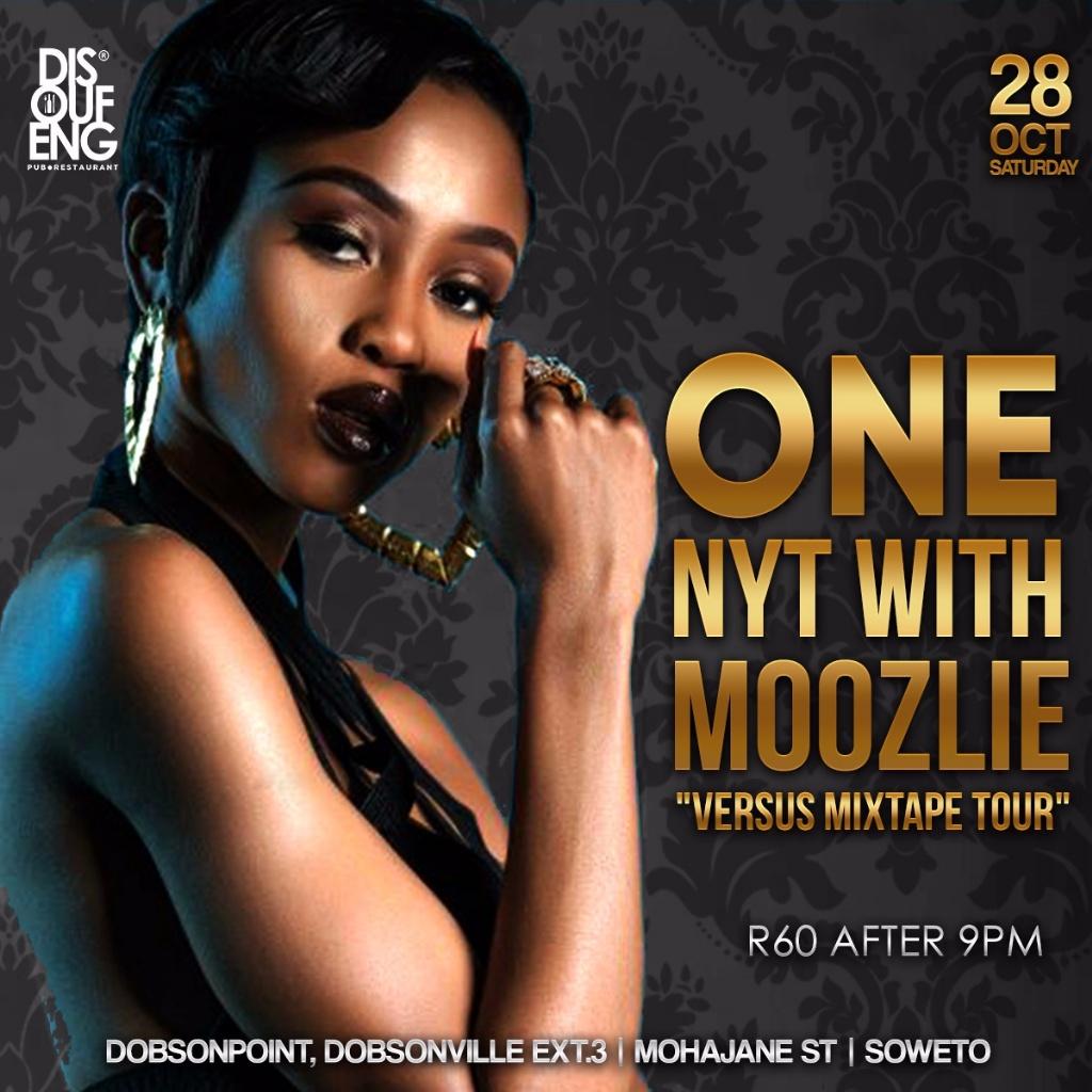kagisoj3's tweet photo. Catch @NoMoozlie performing her hit singles from 'Versus' @DISOUFENG_PUB tomorrow night! Let's do this https://t.co/fs5myf1Gsi