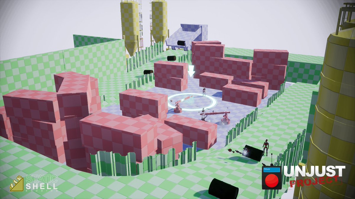 unjustgame's tweet photo. Early look at the new Construction Site level for #Unjust.

Testing out how much carnage the new traps cause!
#Blocktober #indiedev #FF #UE4 https://t.co/yEBJTvFPH9