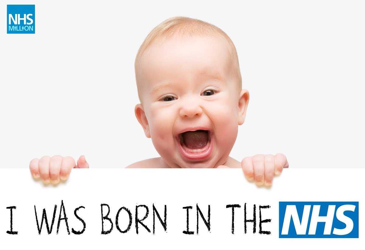 NHSMillion's tweet photo. Pls RT/Share if you were #BornInTheNHS https://t.co/e2NzNarjCg