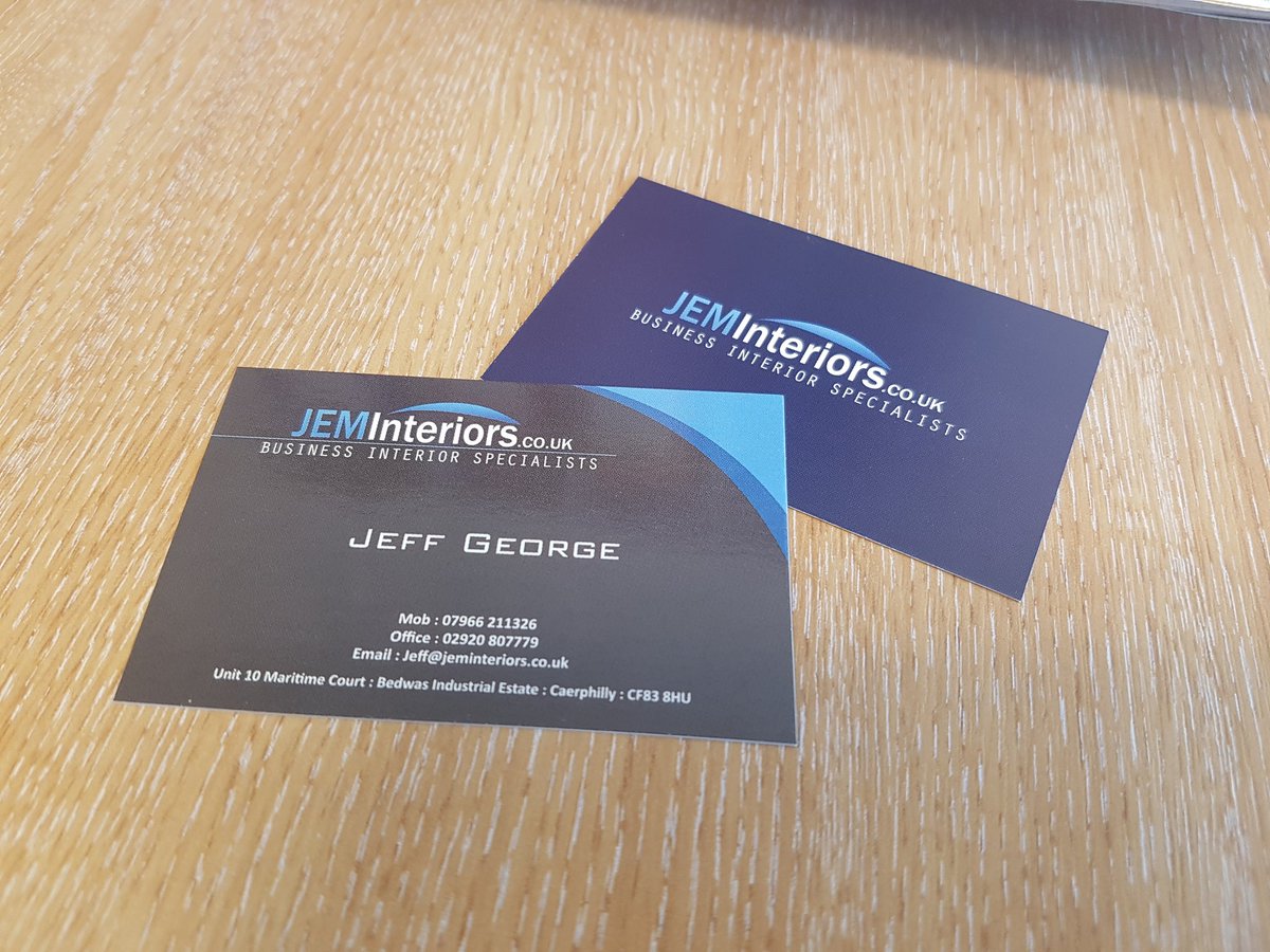 JEM_Interiors's tweet photo. Thanks @Vistaprint for our new business cards, they look and feel great! https://t.co/r7qzq0YHTF