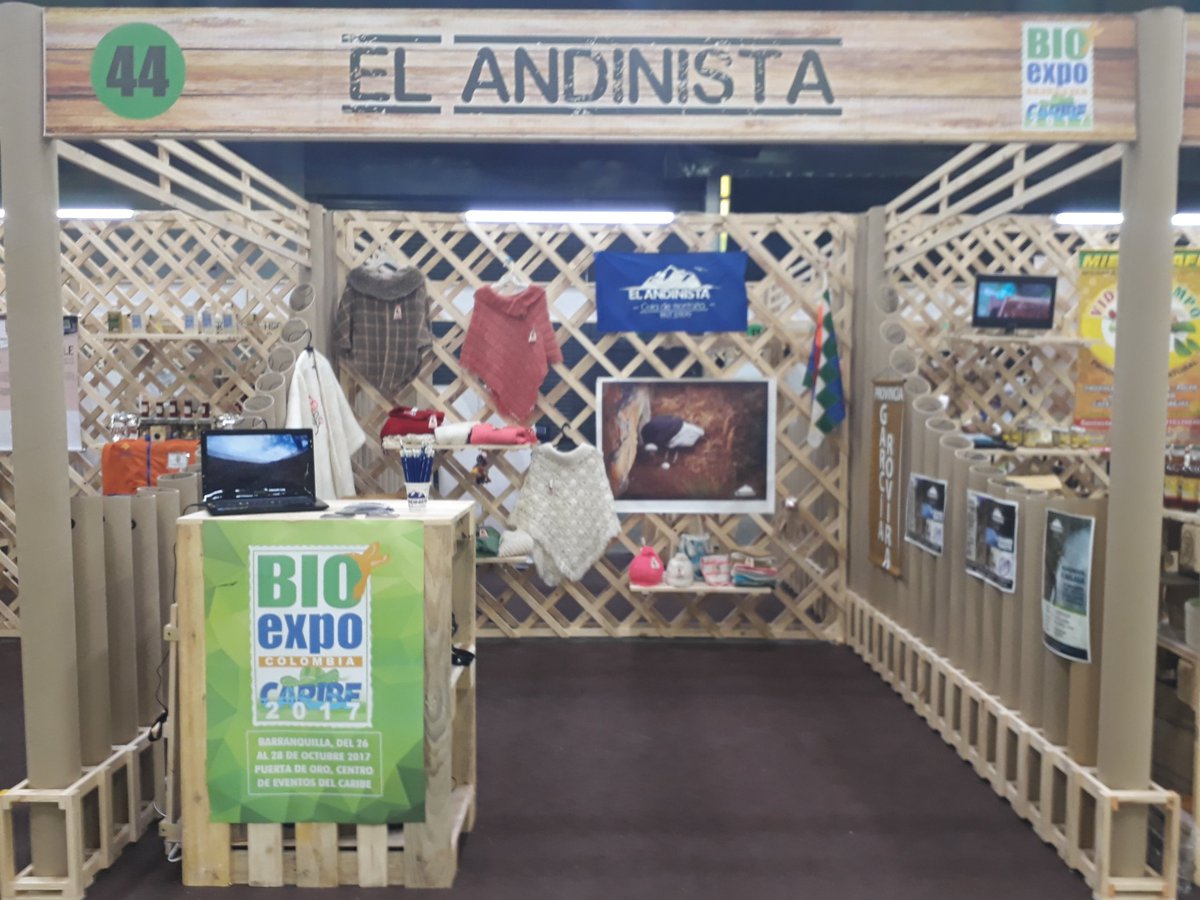 EAndinista's tweet photo. #ElAndinista los espera en la feria de negocios verdes más grande del País #BioExpo2017 dia 2 stand 44 #OrgulloSantander #SantanderNosUne https://t.co/KLjcfQfXcm